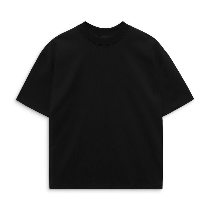 Black Boxy Tee