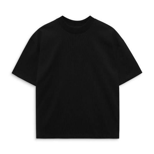 Black Boxy Tee