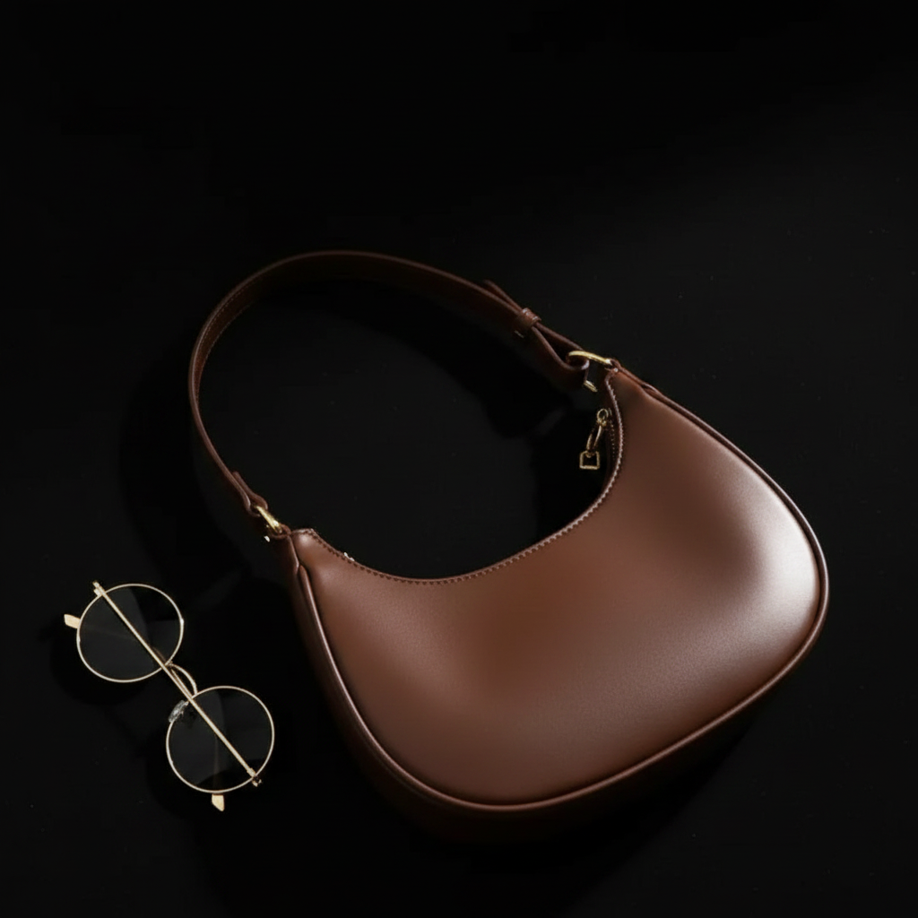 Leather handbag for girls
